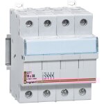 Coupe - circuit sectionneur tripolaire + neutre pour cartouche cylindrique industrielle type am ou gg ...