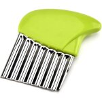 Coupe - frites en acier inoxydable, coupe - frites, pommes de terre, carottes, l�gumes, hachoir ondul� ...