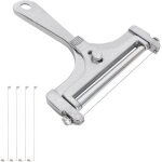 Coupe - fromage avec fil r�glable, coupe - fromage avec rouleau et fil de coupe, trancheuse � fromage, ...