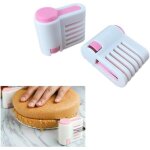 Coupe - g�teau portable, lot de 2, avec lame fixe et r�glable, pour g�teaux et pains, et pour toasts. ...