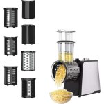 Coupe - l�gumes �lectrique, gros calibre am�lior� rape � fromage, 250w r�pe a l�gumes �lectrique, hachoir ...