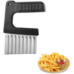 Coupe - lgumes froisss pour pommes de terre, lame en acier inoxydable, trancheuse ondule, outil de ...