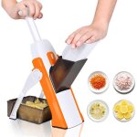 Coupe - lgumes, multifonction pour toutes les cuisines, mandoline manuelle, lame en acier inoxydable, ...