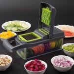 Coupe - l�gumes multifonctionnel, trancheuse et coupe - l�gumes pour la maison - machine � trancher les ...