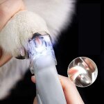 [jamais utilis�]coupe - ongles pour chat et chien, lampe led, loupe anti - coupure pour animaux domestiques ...