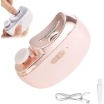 Coupe - ongles �lectrique, lime � ongles sans danger pour b�b�, avec lumi�re led, rechargeable - 2 vitesses, ...