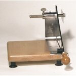 Coupe - pain bron  but socle en bois