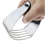 Coupe - p�te en acier inoxydable - m�langeur � p�te robuste - coupe - beurre et � p�te avec lames tranchantes ...