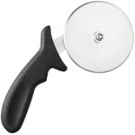 Coupe - pizza - coupe - pizza professionnel - lame en acier inoxydable - manche en plastique noir - coupe ...