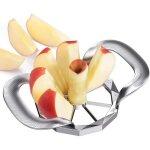 Coupe pomme acier inoxydable, trancheuse de pomme, vide pommes inox couper poires, p�le - d�coupe - epluche ...