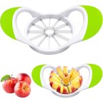 Coupe pomme et retire c?ur (12 lames) ? trancheuse � pommes avec lames en acier inoxydable, vide pomme ...