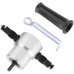 Coupe - tle double tte perceuse lectrique accessoire outil de coupe grignoteuse portable