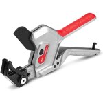 Coupe - tubes pvc, 3 vitesses, capacit� de coupe jusqu'� 63 mm, outil � cliquet robuste pour pvc, ppr, ...