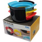 Coupe ?ufs, trancheuse d'oeufs in acier inoxydable 4 en 1, pour ?ufs durs, fraises, kiwi