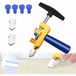 Coupe verre coupe carrelage manuel, 2 en 1 kit d'outils pour couper les carreaux de verre decoupe verre ...