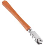 Coupe - verre professionnel � six roues de 130 mm - outil de kit de coupe artisanale avec poign�e en ...