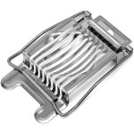 Coupeur d'oeufs pour les oeufs durs, coupeur d'oeufs multifonctionnel en fil d'acier inoxydable, utilitaire ...