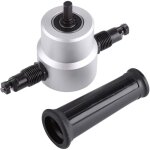 Coupeur de tle  double tte scie cloche lectrique accessoire de perceuse lectrique grignoteuse trousse ...