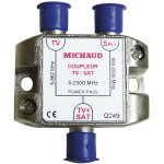 Coupleur intrieur tv / satellite michaud q249