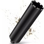 Couronne de forage diamante pour carotteuses avec turbo de 10 mm de diamtre, l 460 mm,  112 mm, 1 ...