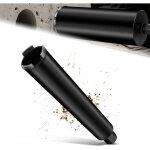 Couronne de forage diamant�e pour carotteuses avec turbo de 10 mm de diam�tre, l 460 mm, � 27 mm, 1 �  ...