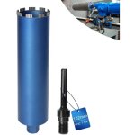 Couronne de forage diamant�e avec segment turbo, � 102 mm et adaptateur sds max, foret avec emmanchement ...