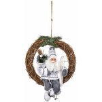 Couronne de no�l en bois terre sauvage