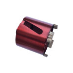 Couronne tr�pan diamant� � sec avec segments soud�s laser - d. 82 mm - lu. 70 mm - emmanchement m16 - ...
