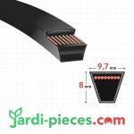 Courroie eurosystems mod�les divers
