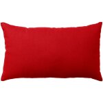 Homemaison ? coussin de sol 30 x 50 cm en coton rouge ? rembourrage en fibres polyester ? confort optimal ...