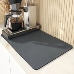 Coussin absorbant l'eau de cuisine diatomite s�chage vaisselle tapis de vidange pour �vier de cuisine ...