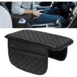 Coussin accoudoir voiture, protection accoudoir cuir avec poches lat�rales, housse console centrale pour ...