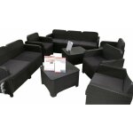 Coussin d'assise de chaise ou de fauteuil rectangulaire feria, l. 57 x h. 5 cm gris anthracite