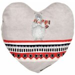 Coussin bouillotte en noyaux de cerises ours Coussin bouillotte en noyaux de cerises ours