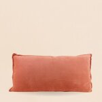 Coussin cale rein en velours de coton 35x70cm