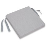 Coussin pour chaise chillvert pacific carr 42x42x6 cm gris clair dhoussable