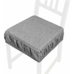 Emmevi mv s. p. a. - coussin pour chaise en coton amovible lavable bande �lastique couleur pastel unie ...