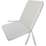 Coussin chaise haute pour fauteuils transats amovible cm. 45x115x5 qualit extrieure extra