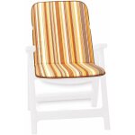 Emmevi mv s. p. a. - coussin de chaise de jardin housse de chaise pliant dossier de fauteuil ray� - jaune ...