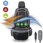 Walser - coussin chauffant pour si�ge de voiture cool heat avec fonction de massage noir