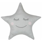 Coussin dco enfant 'toile' 37x44cm gris