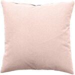 Homemaison ? coussin d�houssable en coton vieux rose 40x40 cm ? housse 100% coton panama ? lavable � ...