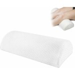 Coussin de coussin demi - lune, demi - cylindre repose - pieds, coussin de repose - pieds en mousse  ...