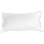 Coussin double fibre housse jacquard fermet� moyenne - �lev�e 120 cm