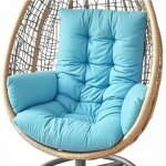 Coussin fauteuil suspendu, coussin de jardin, coussin de remplacement pour chaise d'oeuf suspendue int�rieur ...