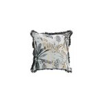 Douceur d'intrieur - coussin bordures franges zebrion - l 45 cm x l 45 cm - livraison gratuite