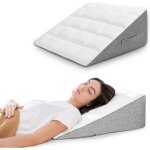 Coussin inclin� pour lit, coussin de lecture, oreiller cale triangulaire pour le cou, le dos, les jambes, ...