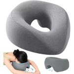 Coussin massage t�te en mousse � m�moire ? t�ti�re massage ergonomique avec ouverture faciale, repose ...