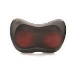 Coussin massant chaleur led 'shiatsu' 30cm noir