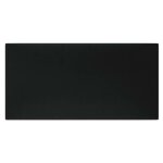 Decoon - coussin mural velours noir - 60 x 30